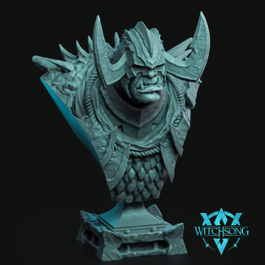 Witchsong Miniatures - Buste - Troll Garde Porte