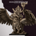 Highlands Miniatures - Sons Of Marduk -  Great Sorcerer of Marduk on Lamassu 0