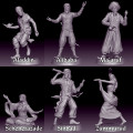 Tales of the Arabian Nights - Set of 6 Player Character Miniatures 0