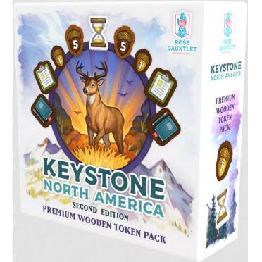 Keystone North America: Seconde Edition - Premium Wooden Token Pack