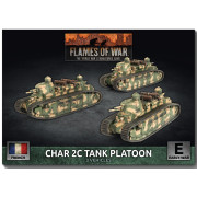 Flames of War - Blitzkrieg - Char 2C Tank Platoon