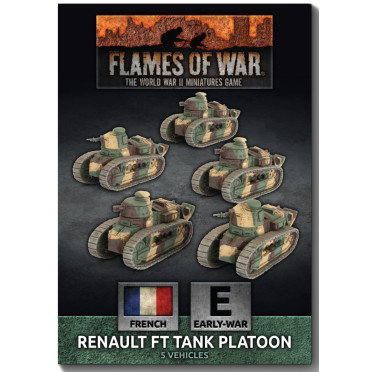 Flames of War - Blitzkrieg - Renault FT Tank Platoon
