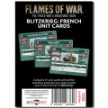 Flames of War - Blitzkrieg - French Unit Cards - Limited Edition 1