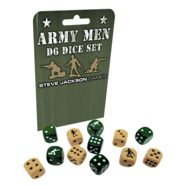 Army Men - D6 Dice Set