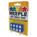 Meeple - D6 Dice Set - Blue 0
