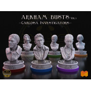 Lovecraft Investigator Busts Vol.3 &ndash; The Carcosa Investigators