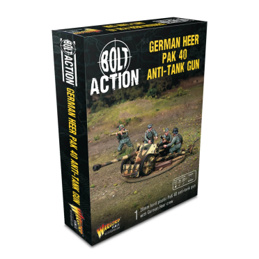 Boite de Bolt Action - German - Pak 40 Anti-Tank Gun