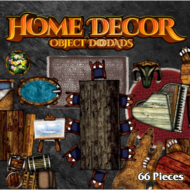 Boite de Roleplaying Objects - Home Decor - 66 Pieces