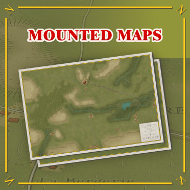 Boite de Battles of Napoleon: Volume II - Quatre Bras 1815 - Mounted Map Set