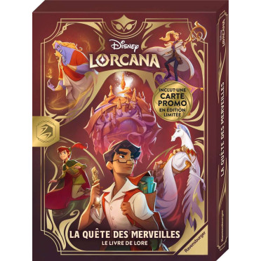 Boite de Lorcana - La Quête des Merveilles : Le Livre de Lore