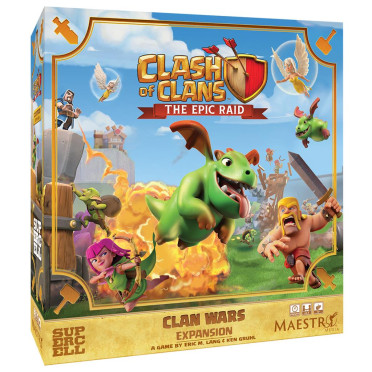 Boite de Clash of Clans The Epic Raid - Clan Wars Expansion