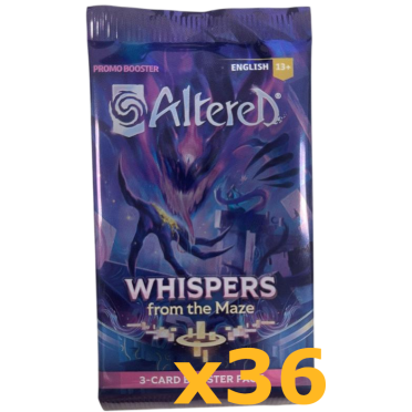 Boite de Altered - Whispers from the Maze - 36 Promo Boosters Display