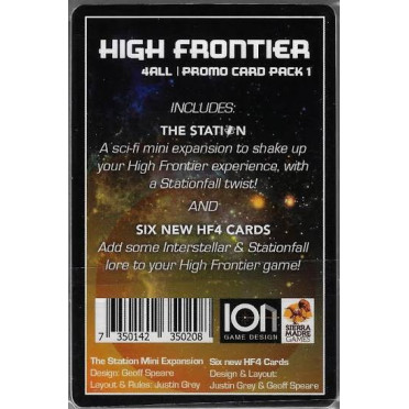 Boite de High Frontier 4 All - Promo Pack 1: The Station Pack