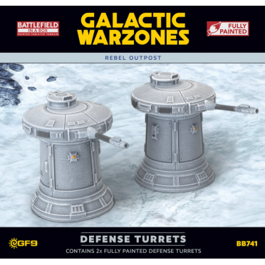 Boite de Galactic Warzones - Rebel Outpost Defense Turrets