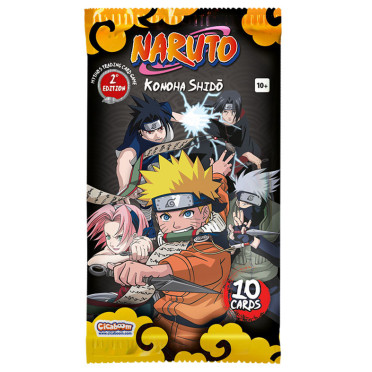 Boite de Naruto Mythos - Set 1 : Konoha Shido 2ème édition - Booster de 10 cartes