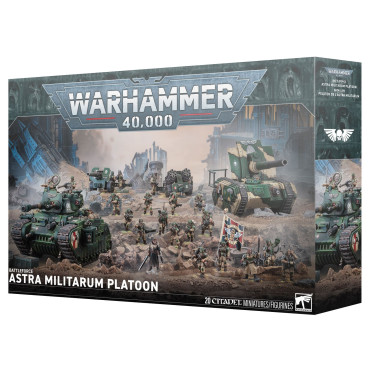 Boite de W40k - Bataillon : Peloton de l'Astra Militarum