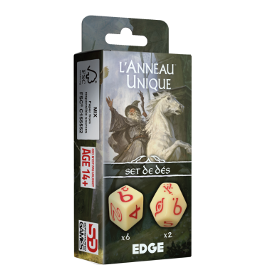 Boite de L'Anneau Unique - Set de dés