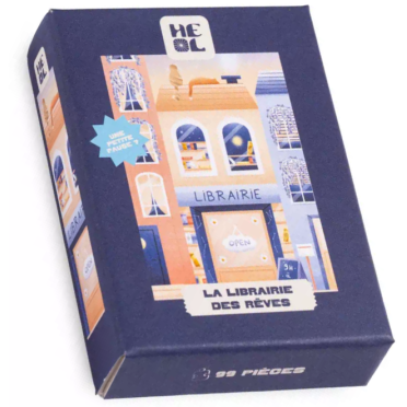 Boite de Mini puzzle - La Librairie des Rêves – 99 pièces