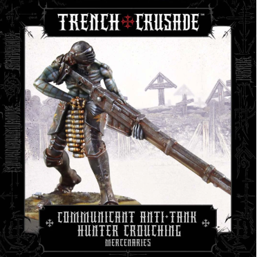 Boite de Trench Crusade - Mercenaries - Communicant Anti-Tank Hunter (Crouching)