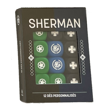 Boite de Sherman Solitaire - Set de dés - Occasion