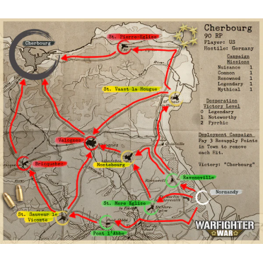 Boite de Warfighter War: The Cherbourg Campaign
