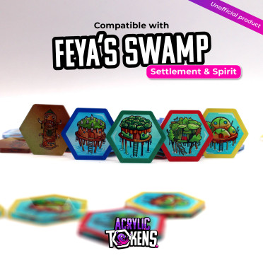 Boite de Feya's Swamp - Tuiles Villages & Esprits en acrylique