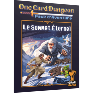 Boite de One Card Dungeon - Pack d'Aventure : Le Sommet Éternel