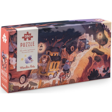 Boite de Puzzle - La Vallée Mystérieuse La Bande à Jojo - 350 Pièces