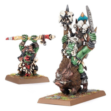Boite de Warhammer - The Old World : Tribus des Orques & Gobelins - Chamanes Orques