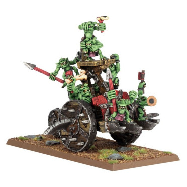 Boite de Warhammer - The Old World : Tribus des Orques & Gobelins - Chariot à Pompe Snotlings