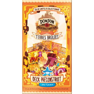 Boite de Donjon & Procrastination - Deck Préconstruit - Saison 5 : Terres Brûlées