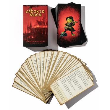Boite de The Crooked Moon - NPCs & Encounters Reference Deck