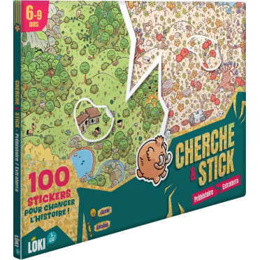 Boite de Cherche & Stick : Préhistoire - Extraterra