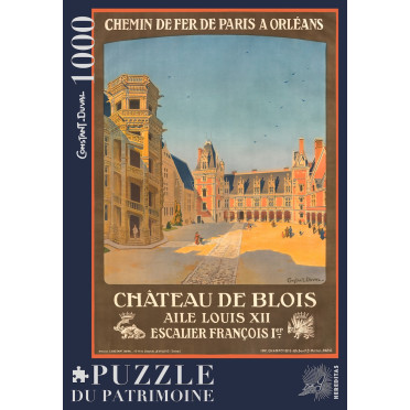 Boite de Puzzle - Château de Blois par Constant-Duval - 1000 pièces