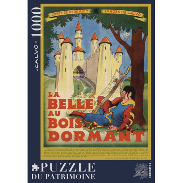 Boite de Puzzle - Château d'Ussé par Calvo - 1000 pièces