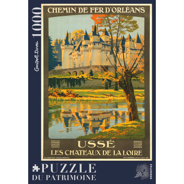 Boite de Puzzle - Château d'Ussé par Constant-Duval - 1000 pièces