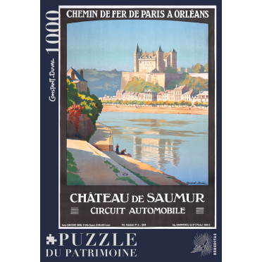 Boite de Puzzle - Château de Saumur par Constant-Duval - 1000 pieces