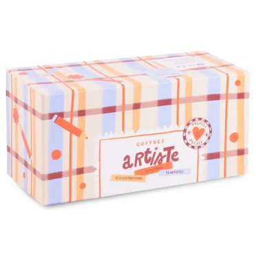 Boite de Puzzle - Coffret 12 Artistes - 12 x 99 pièces