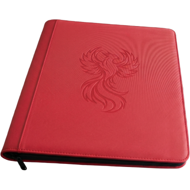 Boite de Toploader Binder - Album 9 poches Premium - 288 emplacements - Rouge