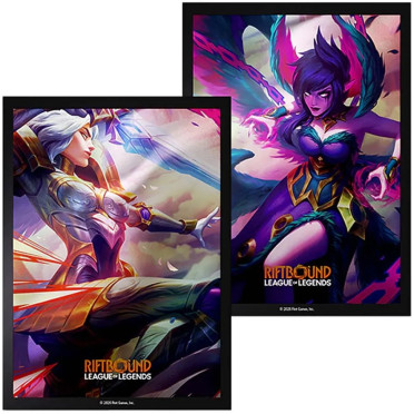 Boite de Riftbound: League of Legends Vendetta - 100 Art Sleeves - Kayle vs Morgana
