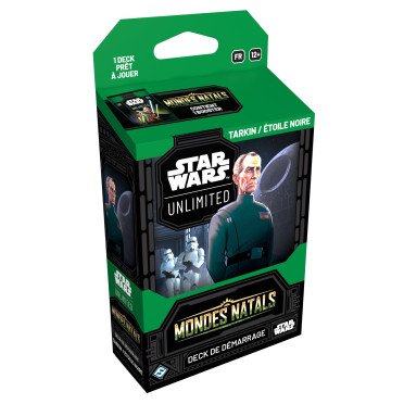 Boite de Star Wars Unlimited : Mondes Natals - Deck de Démarrage : Tarkin/ Étoile Noire