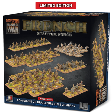 Boite de Flames of War - Liberation of Italy - Compagnie De Tirailleurs Rifle Company (Limited Edition)