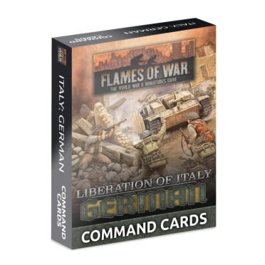 Boite de Flames of War - Liberation of Italy - German Command Card Pack