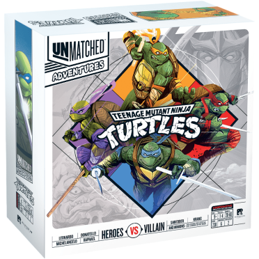 Boite de Unmatched Adventures - Tortues Ninja