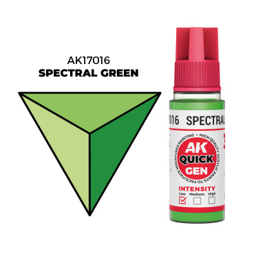 Boite de Quick Gen Color Ak Interactive - Spectral Green
