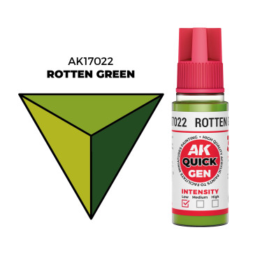 Boite de Quick Gen Color Ak Interactive - Rotten Green