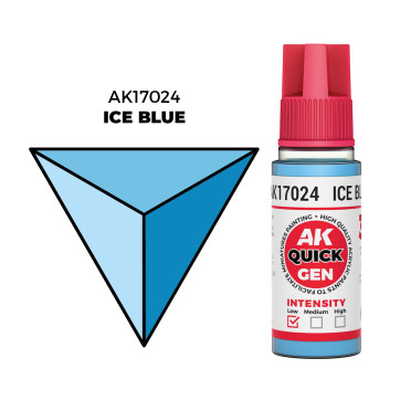 Boite de Quick Gen Color Ak Interactive - Ice Blue