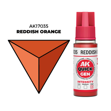 Boite de Quick Gen Color Ak Interactive - Reddish Orange