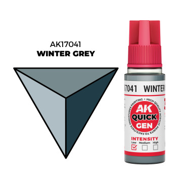 Boite de Quick Gen Color Ak Interactive - Winter Grey