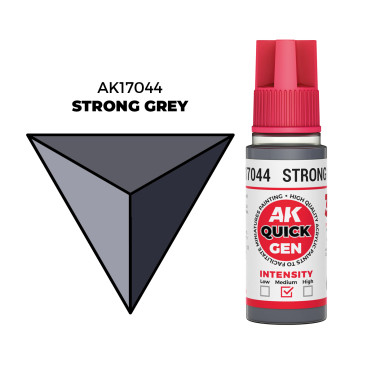Boite de Quick Gen Color Ak Interactive - Strong Grey